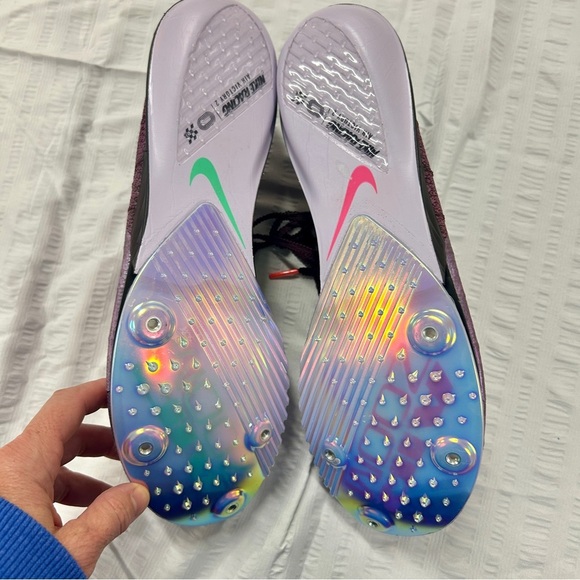 Nike Victory 2 Faith Kipyegon Burgundy Crush / Electric Algae size 14 - Picture 7 of 13